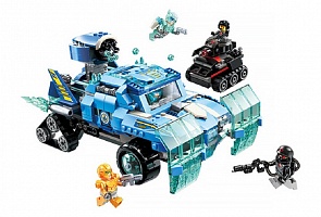 Конструктор - Машина с фигурками, 596 деталей (Enlighten Brick, BRICK3405 (12))